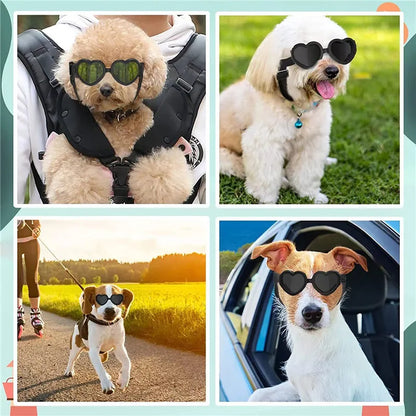 Heart-shaped Small Dog Sunglasses